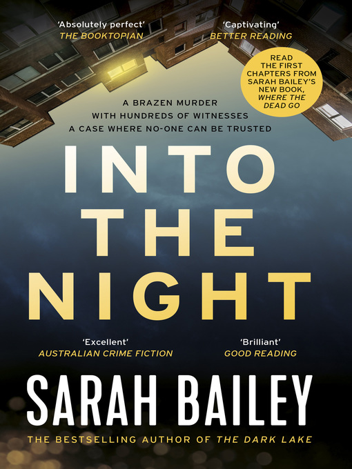 Title details for Into the Night by Sarah Bailey - Wait list